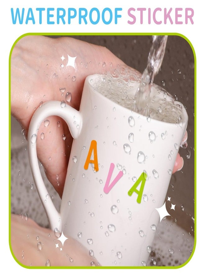 sodknow 30 Sheets Vinyl Letters Stickers Small, Tiny Letter and Number Stickers 1/2 inch, Cute Mini Alphabet Stickers Waterproof for Water Bottles Scrapbooking DIY Crafts Kids - Image 4
